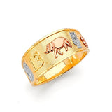 Lucky Charm Ladies Ring in 14K Gold