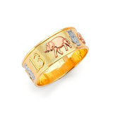 Lucky Charm Ladies Ring in 14K Gold