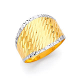 Ladies Ring in 14K Two-Tone Gold