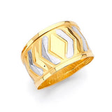 Ladies Ring in 14K Two-Tone Gold