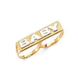 Knuckle Kids Ring in 14K Two-Tone Gold