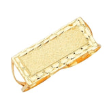 Knuckle Mens Ring in 14K Gold