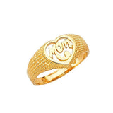 Heart Ladies Ring in 14K Gold