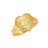 Heart Ladies Ring in 14K Gold