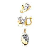 Ladies Three-Piece Set in 14K Two-Tone Gold